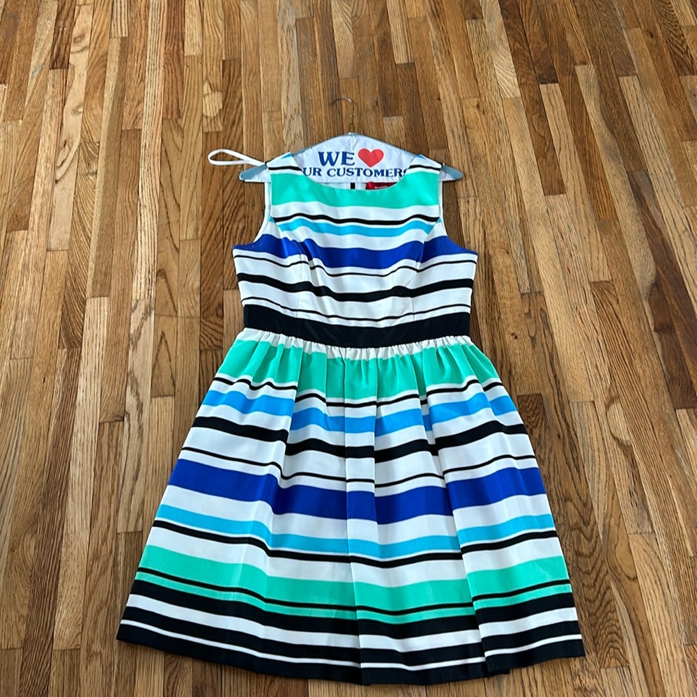 Saks 5th Ave “Red” striped dress. Size 8.
